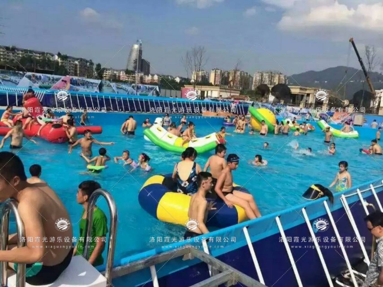 九江大型支架游泳池